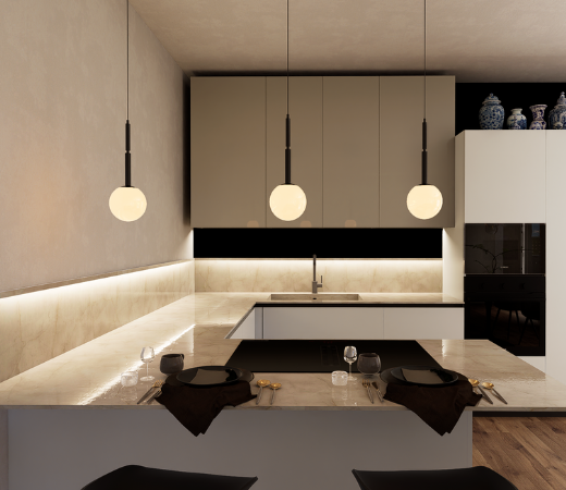 quarzite taj mahal cucina 1